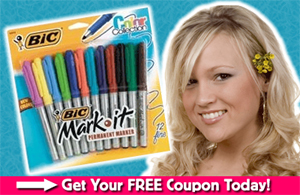 Free Coupon For Markers!